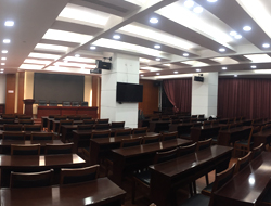 上?；菽蠀^(qū)政府視頻會議室燈光工程