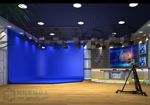 電視臺演播室燈光效果圖
