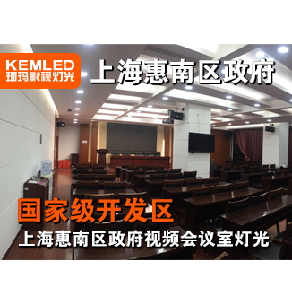 上?；菽蠀^(qū)政府視頻會議室燈光工程