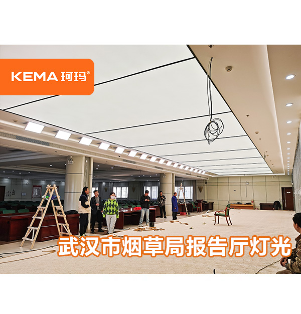 武漢市煙草局專賣局4樓報告廳:面部發(fā)黑，全場燈光昏暗咋辦？