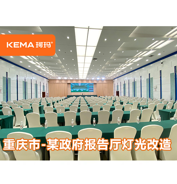 重慶市某政府視頻會(huì)議室燈光改造：原有燈具老化怎么解決？