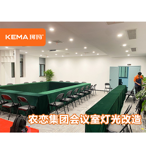 農(nóng)戀集團(tuán)會(huì)議室燈光改造，回字形會(huì)議室用什么燈？